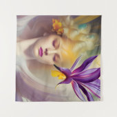 Tenture Angel avec orchidée (Devant (Horizontal))