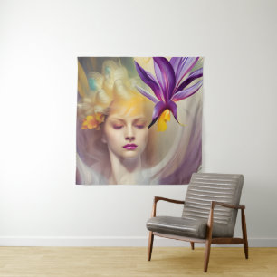 Tenture Angel avec orchidée
