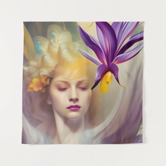 Tenture Angel avec orchidée (Devant)