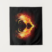 Tenture Angel Fire Heart with Wings (Devant)