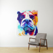 Tenture Anglais Chien Chien Wild Nature Peinture animale (En situation)