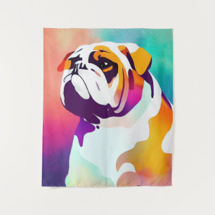 Tenture Anglais Chien Chien Wild Nature Peinture animale