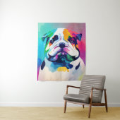 Tenture Anglais Chien Chien Wild Nature Peinture animale (En situation)