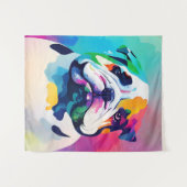 Tenture Anglais Chien Chien Wild Nature Peinture animale (Devant (Horizontal))