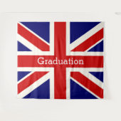 Tenture ANGLAIS Drapeau de l'Angleterre PATIENTE (Devant (Horizontal))