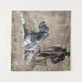 Tenture Anglais Setter, Chasse de faisan (Devant (Horizontal))