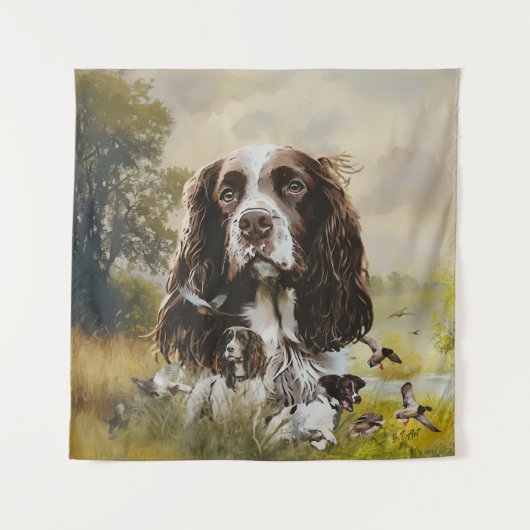 Tenture Anglais Springer Spaniel (Devant)