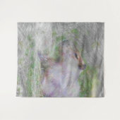 Tenture animal artistique capybara (Devant (Horizontal))