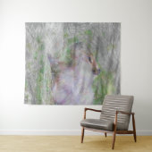 Tenture animal artistique capybara (En situation (horizontale))