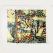 Tenture AnimalArt_Cat_015 (Devant (Horizontal))