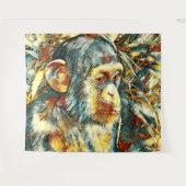 Tenture AnimalArt_Chimpanzée_012 (Devant (Horizontal))