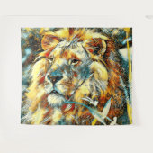 Tenture AnimalArt_Lion_009 (Devant (Horizontal))