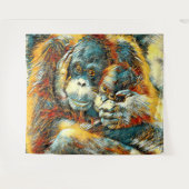 Tenture AnimalArt_OrangUtan_003 (Devant (Horizontal))