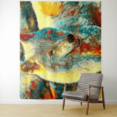 Tenture AnimalArt_Wolf_009 (En situation)