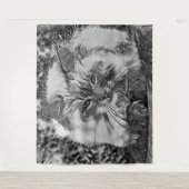 Tenture AnimalArtBW_Cat_07 (Devant)