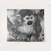 Tenture AnimalArtBW_Monkey_002 (Devant (Horizontal))