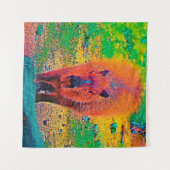 Tenture AnimalColor_Capybara_011 (Devant (Horizontal))