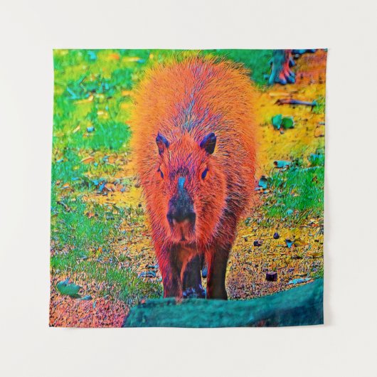 Tenture AnimalColor_Capybara_011 (Devant)