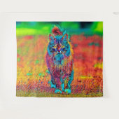 Tenture AnimalColor_Cat_002 (Devant (Horizontal))