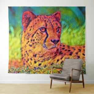 Tenture AnimalColor_Cheetah_013