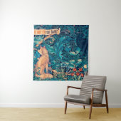 Tenture Animaux dans la forêt, William Morris Tapestry (En situation (horizontale))