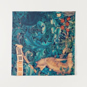 Tenture Animaux dans la forêt, William Morris Tapestry (Devant)