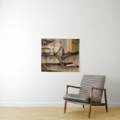 Tenture Animaux de bébés cutest | Baby Elephant & Mama (En situation (horizontale))