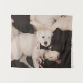 Tenture Animaux de bébés cutest | Pile de marionnettes (Devant (Horizontal))