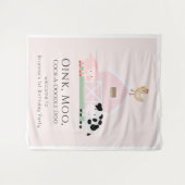 Tenture Animaux de la ferme Fille de la cour de la grange  (Devant (Horizontal))