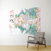 Tenture Animaux de la Jungle Premier Anniversaire Fauve (En situation (horizontale))