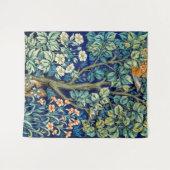Tenture Animaux et fleurs, forêt, William Morris (Devant (Horizontal))