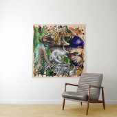 Tenture Animaux sauvages de la Savane africaine (En situation (horizontale))