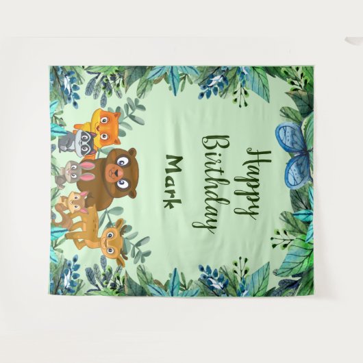 Tenture Animaux sauvages Forêt forestière Végétation Conte (Devant (Horizontal))