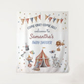 Tenture Animaux WhimsicalBaby shower de cirque (Devant)