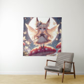 Tenture Anime Girl Pixie Hippie Lune Fée (En situation)