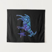 Tenture Année Chèvre Chinois Zodiac (Devant (Horizontal))