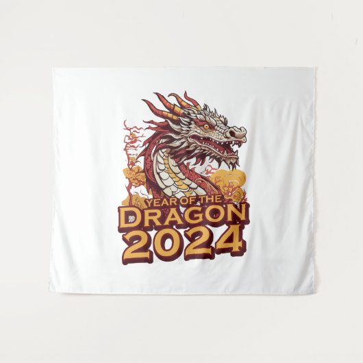 Tenture Année du dragon 2024 (Devant (Horizontal))