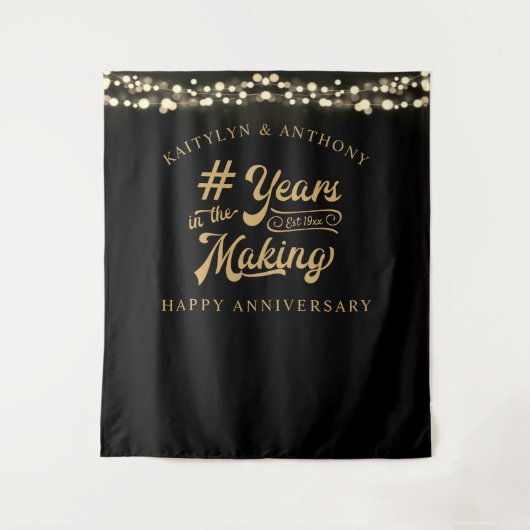 Tenture ANNÉES D'ANNÉE DANS LA FABRICATION DES Lumières D' (Devant)