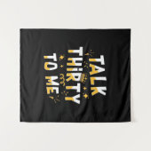 Tenture Anniversaire 30 ans | Parlez Trente À Moi (Devant (Horizontal))