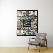 Tenture Anniversaire 42 Collage de photos ANNÉES DANS LA F (En situation)