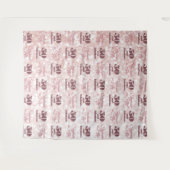 Tenture Anniversaire 50 ans Moderne Élégant Rose Gold (Devant (Horizontal))