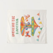 Tenture Anniversaire Carrousel Adorable (Devant (Horizontal))