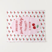 Tenture Anniversaire Cherry Sweet (Devant (Horizontal))