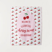 Tenture Anniversaire Cherry Sweet (Devant)