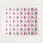 Tenture Anniversaire de 9 ans pour garçons de baseball | T (Devant (Horizontal))