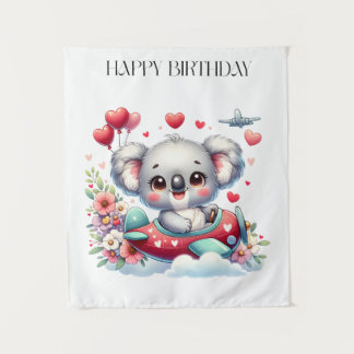 Tenture Anniversaire de Koala Pilote