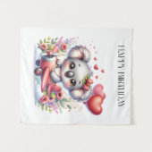 Tenture Anniversaire de Koala Volant (Devant (Horizontal))