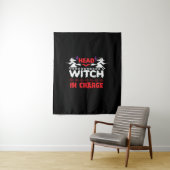 Tenture Anniversaire de la Sorcière Chef d'Halloween (En situation)