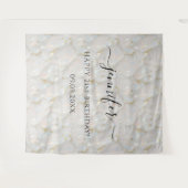 Tenture Anniversaire de naissance de pierre précieuse d'op (Devant (Horizontal))