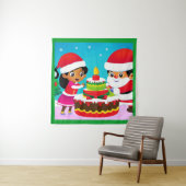 Tenture Anniversaire de Noël 3 (En situation)